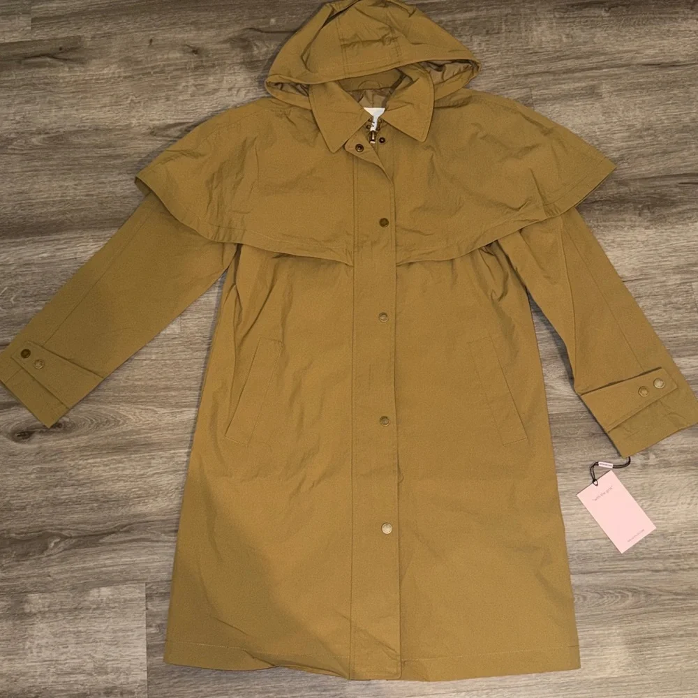 Avec Les Filles hooded cape Raincoat - Picture 9 of 16